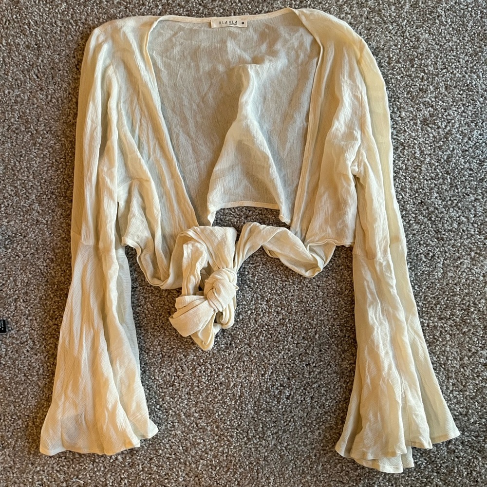 Tie front top